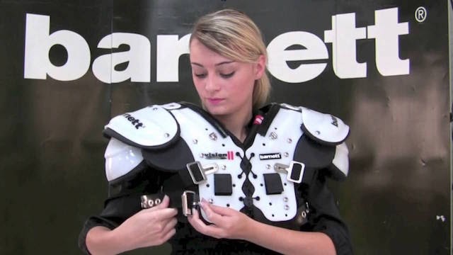 a perfectly fit shoulder pad can provide maximum protection and enhance performance on the match